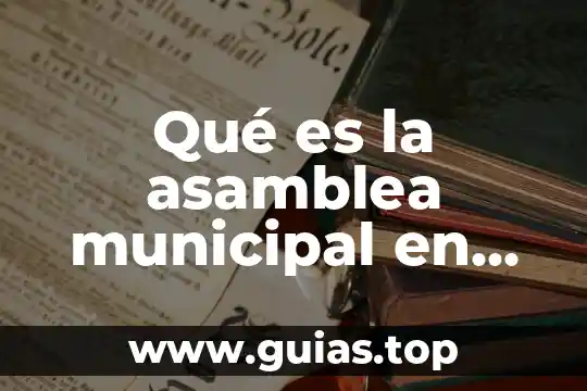 Definición de lo que es el sistema municipal 7 Qué es la asamblea municipal en México
