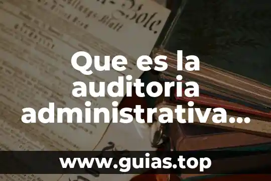Que es el juicio de nulidad en materia administrativa 8 Que es la auditoria administrativa interno educatina