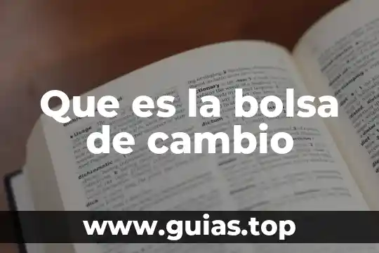 Que es un indicador de bolsa 8 Que es la bolsa de cambio
