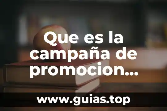 Que es hacer campaña politica 5 Que es la campaña de promocion cultural
