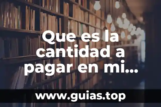 Que es la concepto de cantidad 6 Que es la cantidad a pagar en mi declaracion isr