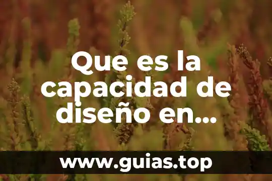 Qué es el número mol 4 Que es la capacidad de diseño en calderas