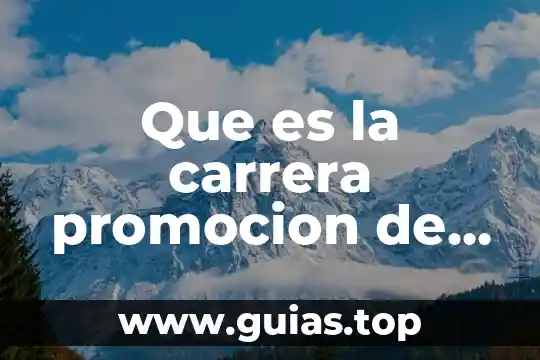 Que es carrera de velocidad concepto 6 Que es la carrera promocion de la salud