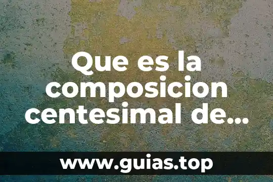 Que es un servicio mezcla de mercadotecnia 3 Que es la composicion centesimal de una mezcla yahoo