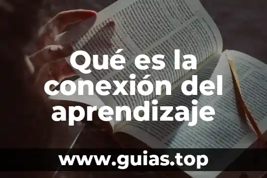 Que es el aprendizaje por inmersion 3 Qué es la conexión del aprendizaje