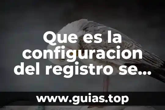 Qué es una ficha de registro ejemplos 7 Que es la configuracion del registro se windows