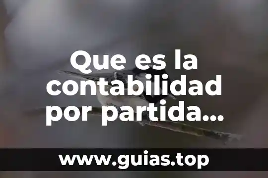Qué es el método de doble saldo decreciente 4 Que es la contabilidad por partida doble ejemplo