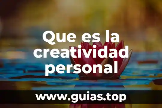 Que es creatividad y tipos de creatividad 6 Que es la creatividad personal
