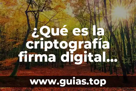 Que es una firma digital para drivers 6 ¿Qué es la criptografía firma digital Yahoo?