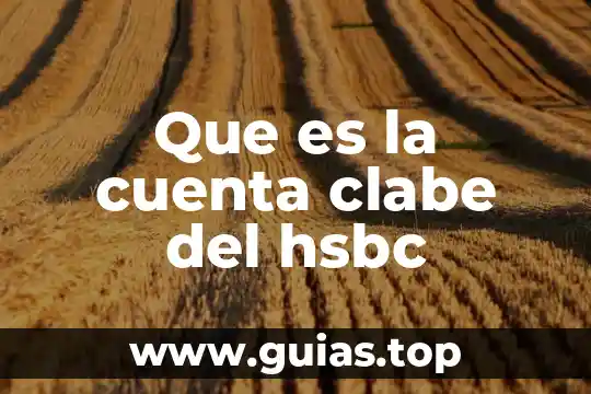 Que es una cuenta flexible hsbc 5 Que es la cuenta clabe del hsbc