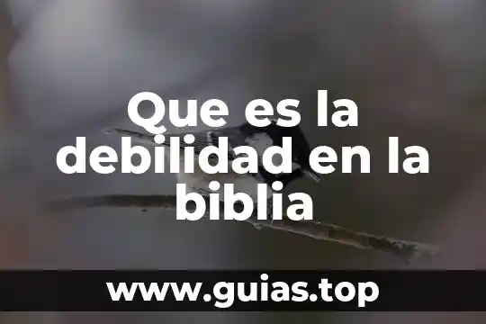 Que es asentamiento tipos 5 Que es la debilidad en la biblia