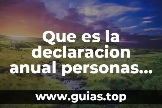 Declaración Universal de los Derechos Humanos para adolescentes que es 4 Que es la declaracion anual personas morales