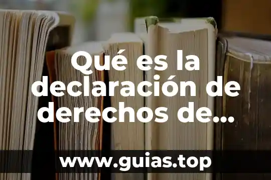 Declaración Universal de los Derechos Humanos para adolescentes que es 8 Qué es la declaración de derechos de virginia