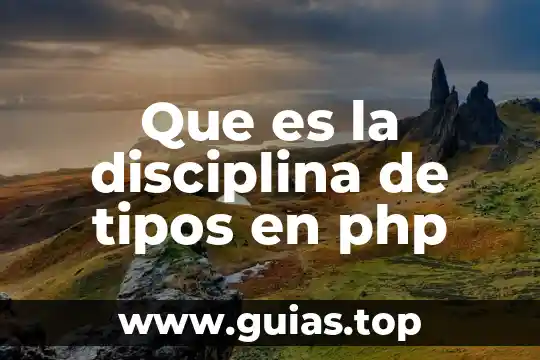 Yokoi kenji la disciplina que es un principio 4 Que es la disciplina de tipos en php