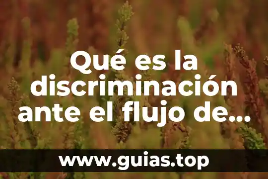 Que es lo wue hace la onu ante la desnutricion 7 Qué es la discriminación ante el flujo de información