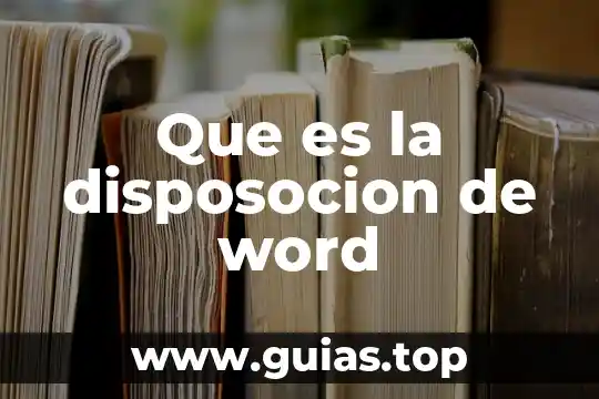 Que es este simbolo en word 5 Que es la disposocion de word