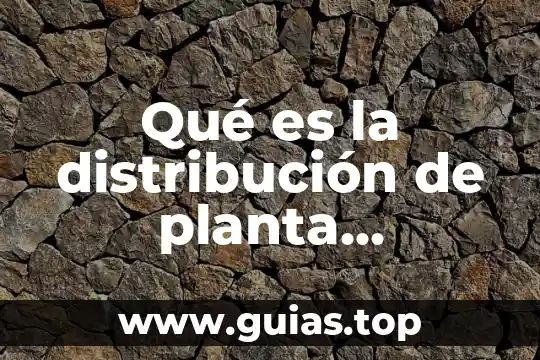 Qué es un planta generadora de electricidad 5 Qué es la distribución de planta concepto