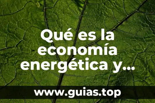 Por qué es importante la reforma energética de México 5 Qué es la economía energética y política energética