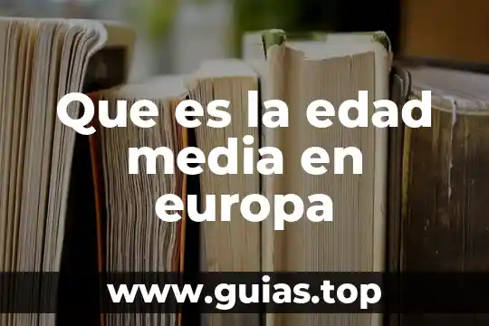 ¿Qué es Media Center Tunder TV? 4 Que es la edad media en europa