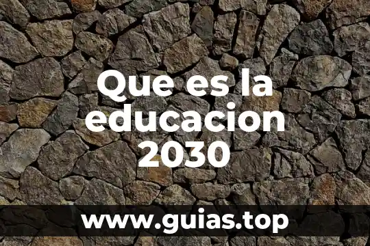 Que es un principio filosofico de la educacion 5 Que es la educacion 2030