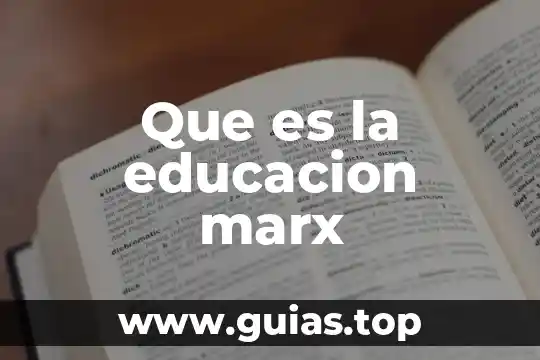 Que es el ser humano karl marx 5 Que es la educacion marx