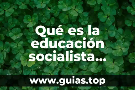 Que es la educacion profesores que no saben nada 8 Qué es la educación socialista definición