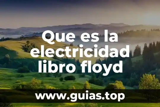 Que es la electricidad libro floyd
