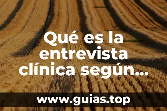Que es estrategia concepto segun autores 7 Qué es la entrevista clínica según autores