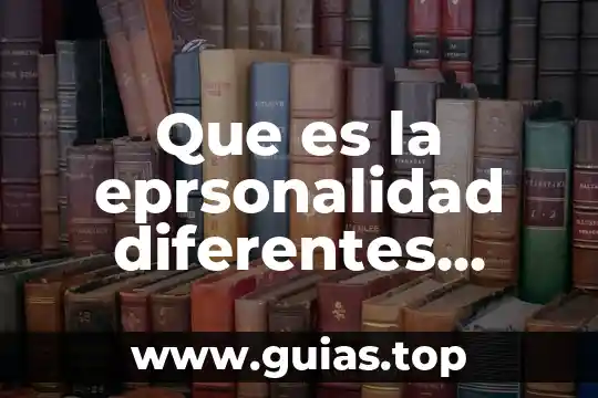 Conceptos de que es computadoras oeste 8 Que es la eprsonalidad diferentes conceptos