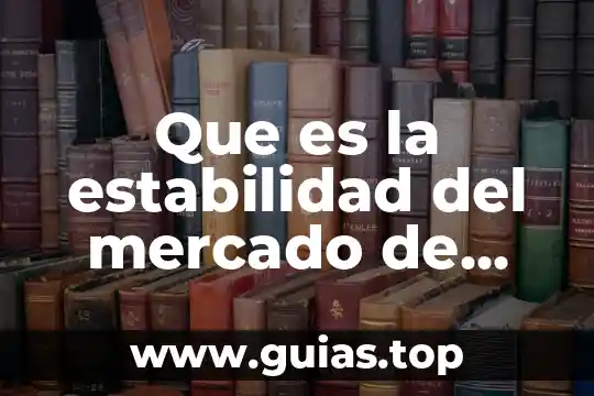 Que es valores de caja 6 Que es la estabilidad del mercado de valores