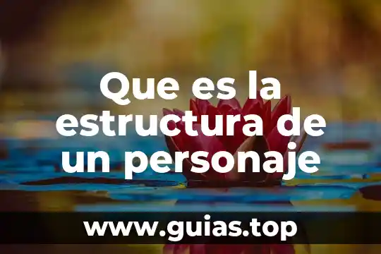Que es la estructura de un personaje