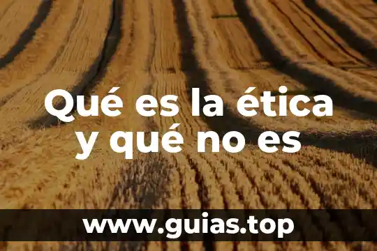 Que es le comite de etica edomex 7 Qué es la ética y qué no es