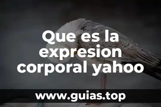 Que es concepto de higiene corporal 8 Que es la expresion corporal yahoo