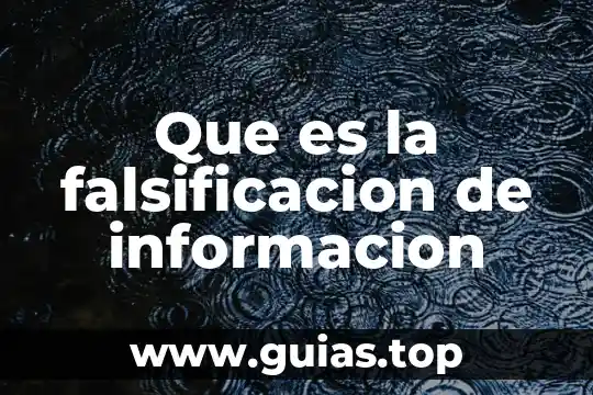 Que es el prosesamiento de informacion 3 Que es la falsificacion de informacion