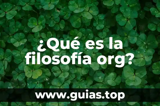 Que es encrucijada en filosofía 7 ¿Qué es la filosofía org?