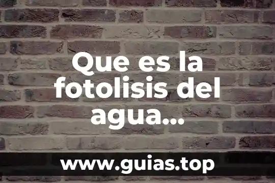 Que es la muerte definicion biblica 5 Que es la fotolisis del agua definicion