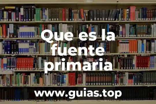 Que es conciencia primaria 3 Que es la fuente primaria