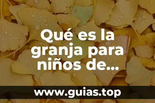 Que es el juego de la manzana preescolar 3 Qué es la granja para niños de preescolar
