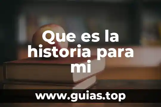 Que es el tipos debate 3 Que es la historia para mi