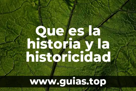 Que es el jugo celular 3 Que es la historia y la historicidad