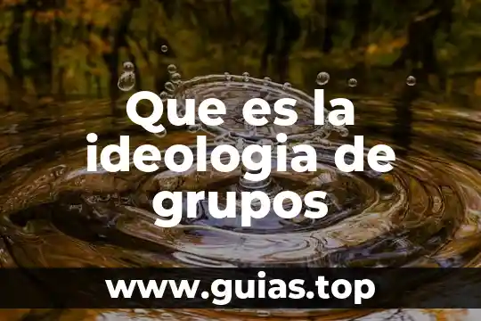 Que es la fiscalia de grupos vulnerables 8 Que es la ideologia de grupos