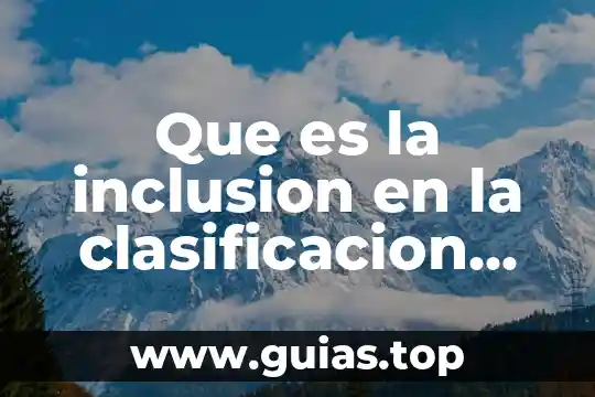 Qué es la libertad para la lógica 4 Que es la inclusion en la clasificacion logica