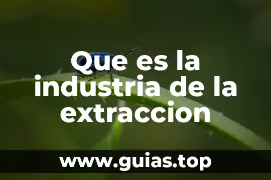 Que es un viaje y la industria de viaje 3 Que es la industria de la extraccion