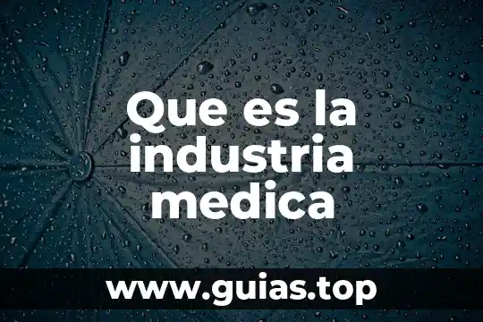 Qué es la atención médica infantil 3 Que es la industria medica