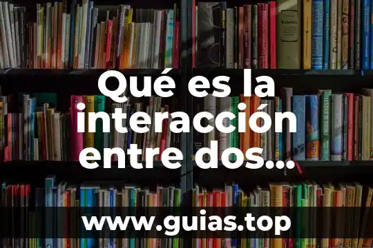 Qué es el proceso de la interacción lógica 6 Qué es la interacción entre dos cuerpos
