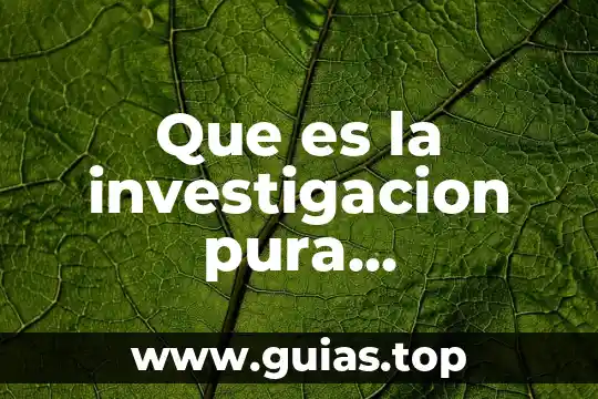 Reporte de residencia de investigación uaemex que es 7 Que es la investigacion pura resumidamente