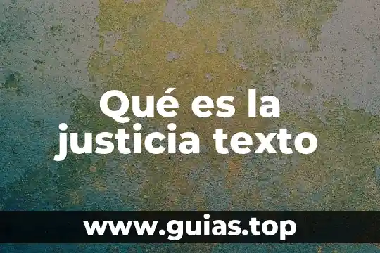 Que es justicia y dos ejemplos 8 Qué es la justicia texto