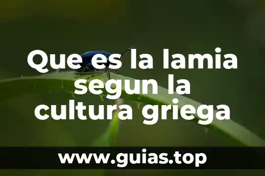 Que es la ontologia griega yahoo 7 Que es la lamia segun la cultura griega