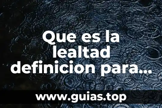 Qué es un anuncio en publisher definición 6 Que es la lealtad definicion para niños