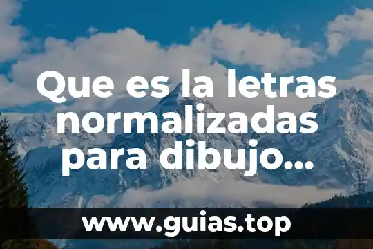 Que es una tangente dibujo tecnico 3 Que es la letras normalizadas para dibujo tecnico